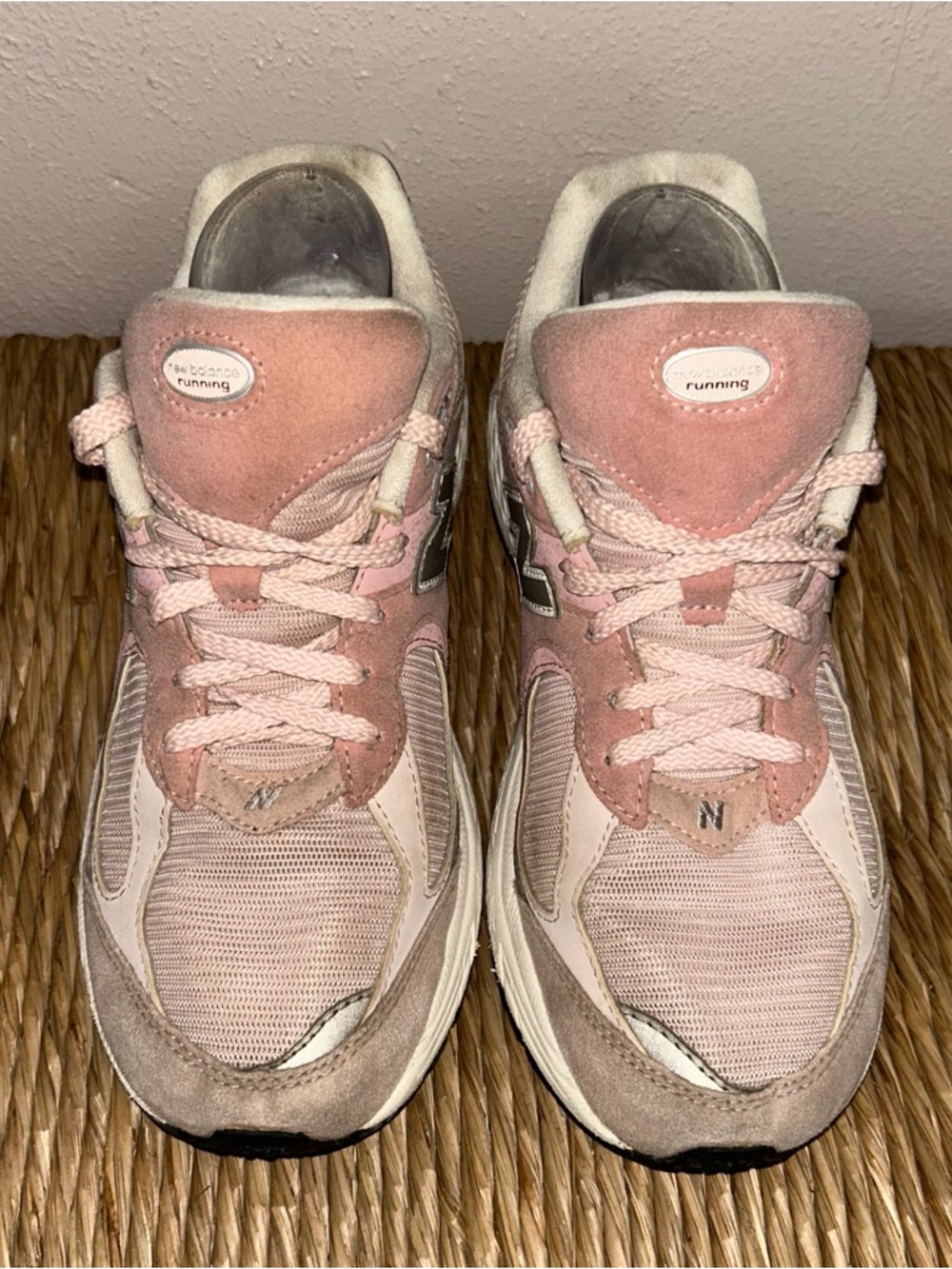 New Balance Pink and Silver Women's 2002R Sneakers - Picture 2 of 8